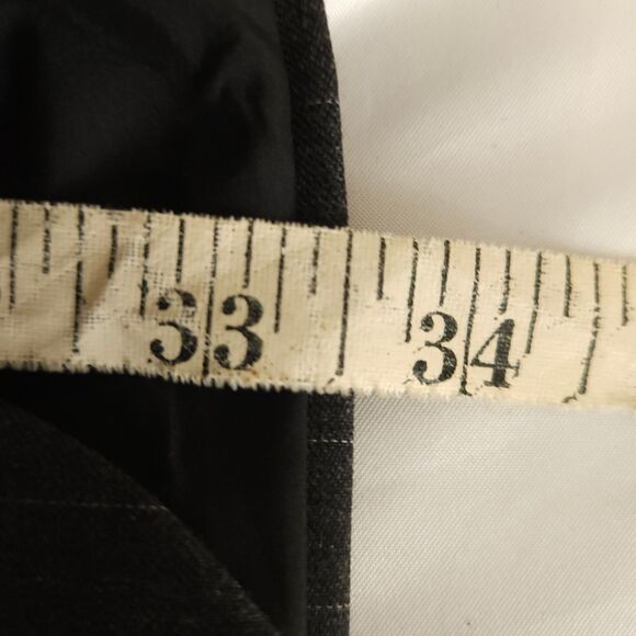 Lauren Ralph Lauren Mens 42L Gray Wool Pinstripe 2-Button Sports Coat Blazer - Picture 10 of 10
